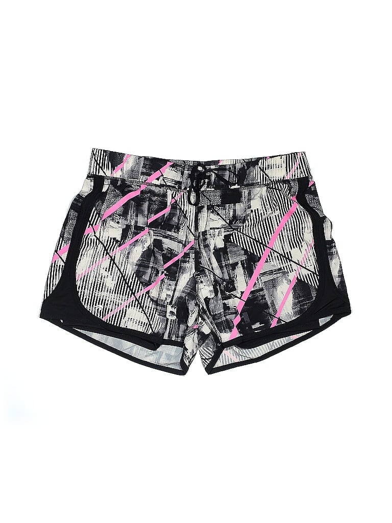 Ideology Graphic Silver Athletic Shorts Size 1X - photo 1
