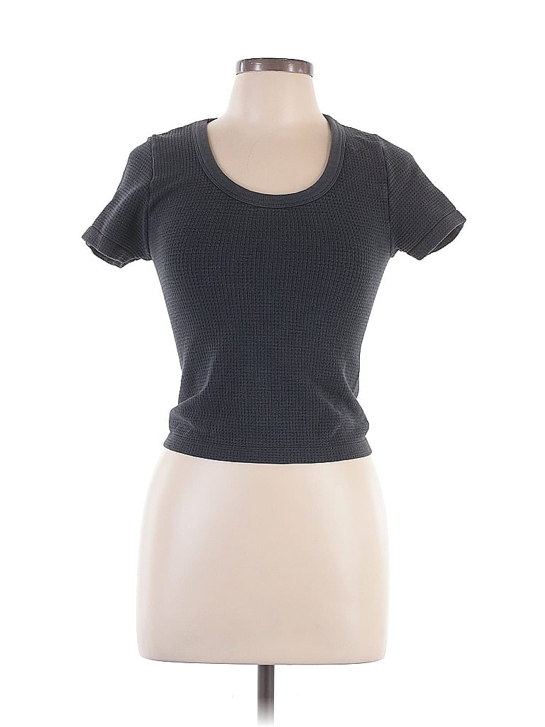 Pre-owned Assorted Brands Short Sleeve T-shirt In Gray