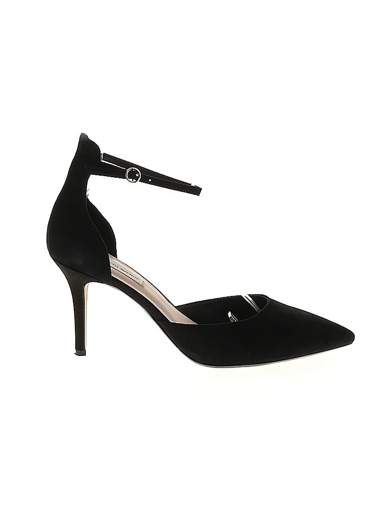 Saks Fifth Avenue Black Heels Size 8 1/2 - photo 1