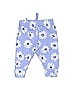 Baby Gap 100% Organic Cotton Floral Blue Casual Pants Size Up to 7lbs - photo 2
