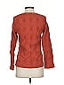 Flax Orange Long Sleeve Blouse Size 4 - photo 2