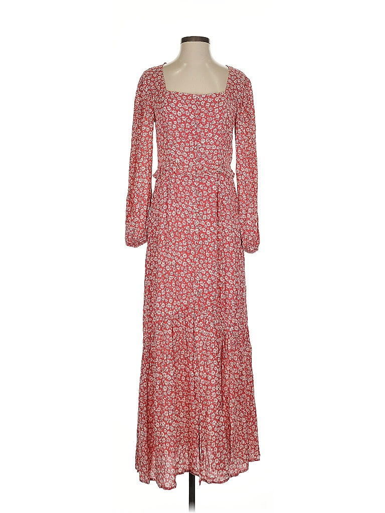Lost + Wander 100% Rayon Red Casual Dress Size S - photo 1