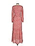 Lost + Wander 100% Rayon Red Casual Dress Size S - photo 2