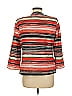 Kasper 100% Polyester Stripes Red Blazer Size 6 - photo 2
