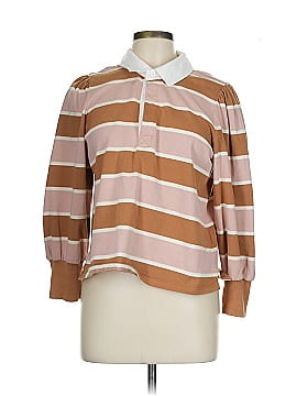 Veronica Beard Jeans Long Sleeve Polo