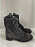 Chanel 100% Suede Black Gray Boots Size EU 39 - photo 8