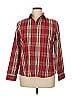 White Stag Plaid Red Long Sleeve Blouse Size XL - photo 1