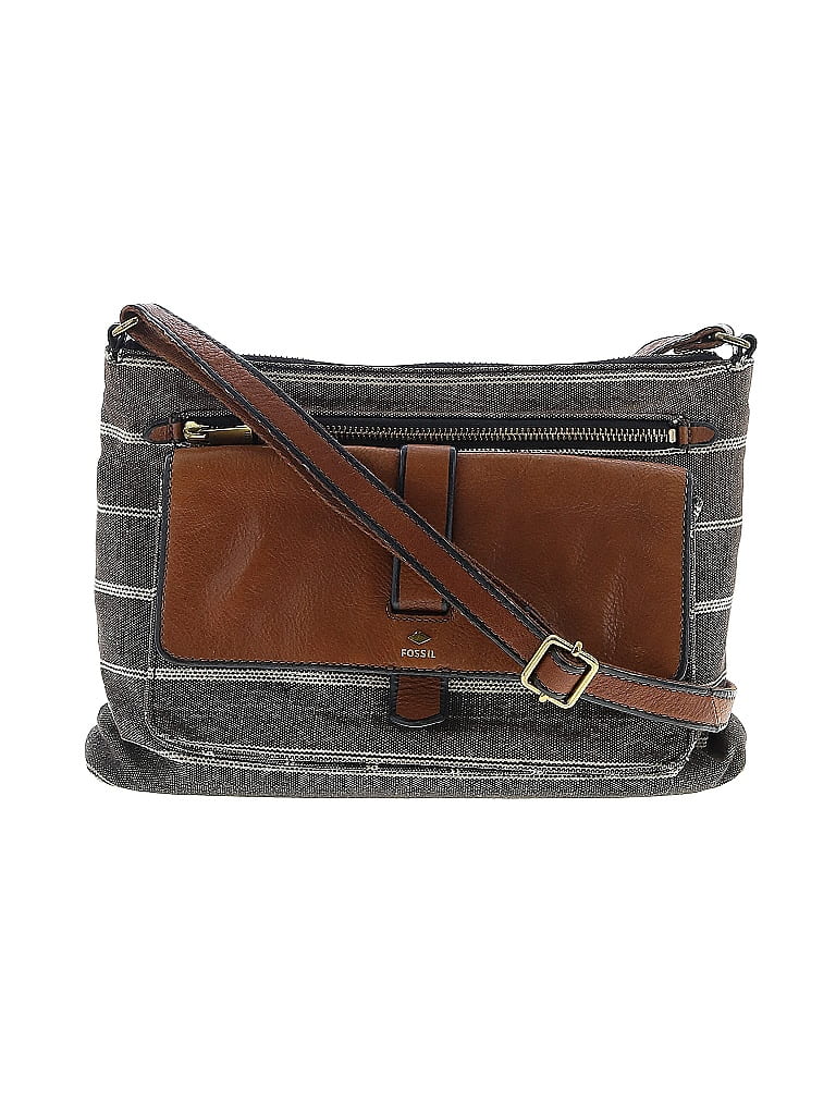 Fossil Gray Crossbody Bag One size - photo 1