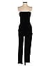 ML Monique Lhuillier 100% Polyester Polka Dots Black Jumpsuit Size 4 - photo 1