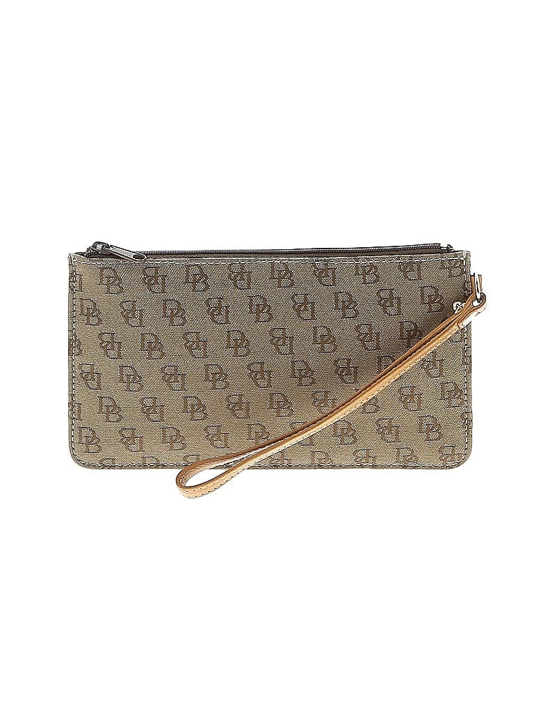 Dooney & Bourke 100% Canvas Gold Tan Wristlet One size - photo 1