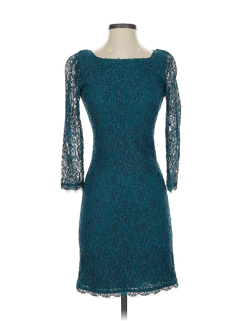 Pre-owned Diane Von Furstenberg Cocktail Dress In Blue