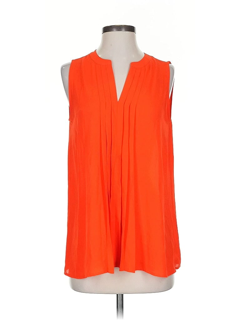 Pre-owned Vince Camuto Sleeveless Blouse In Orange