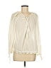 LoveShackFancy 100% Cotton Ivory White Long Sleeve Blouse Size 1 - photo 1
