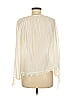 LoveShackFancy 100% Cotton Ivory White Long Sleeve Blouse Size 1 - photo 2