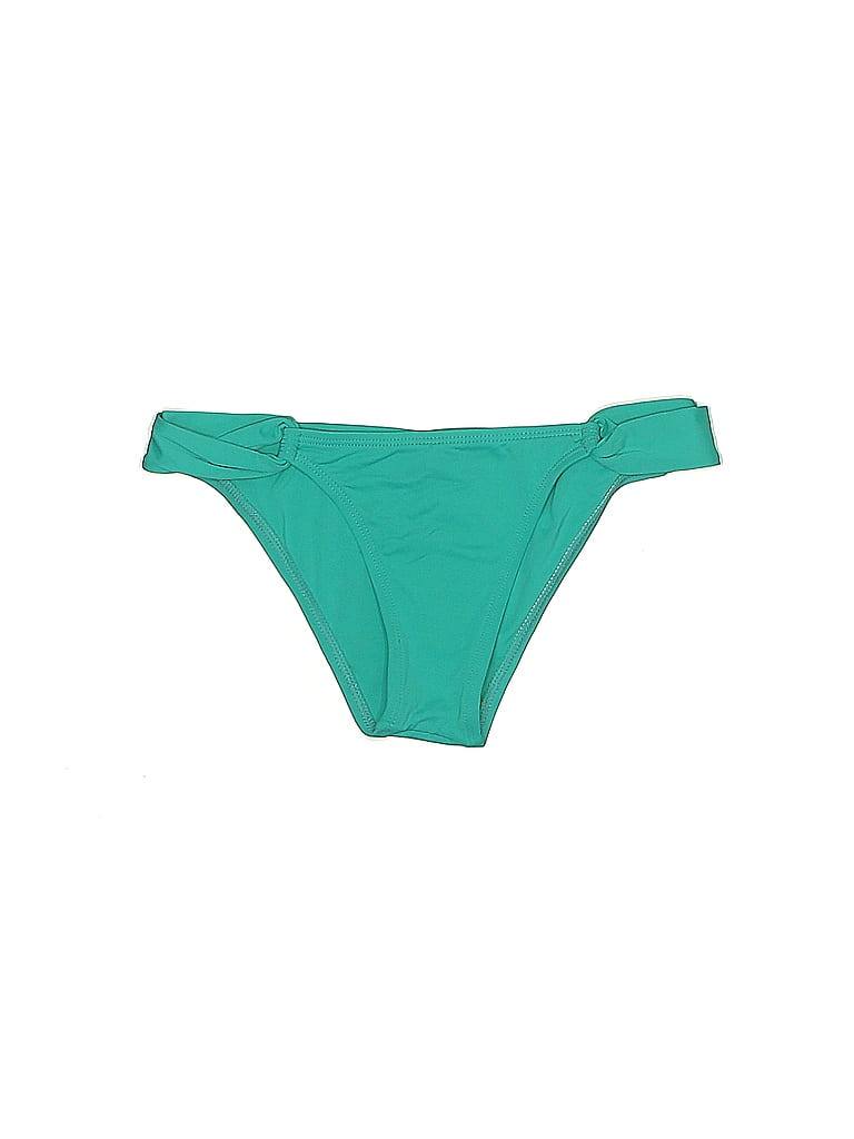 L Space Solid Green Swimsuit Bottoms Size S - photo 1