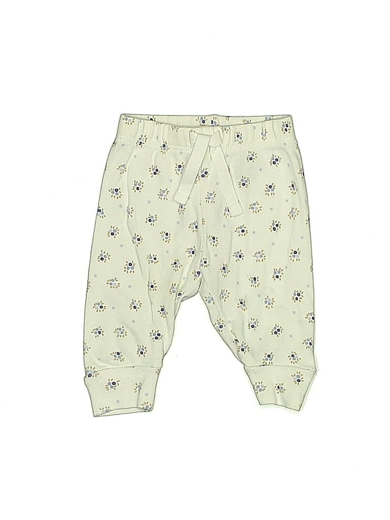 Baby Gap 100% Organic Cotton Ivory Khakis Size Up to 7lbs - photo 1
