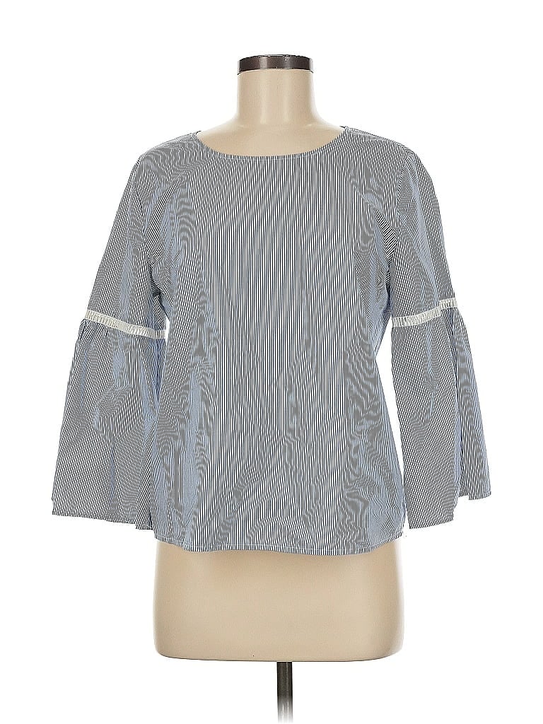 Pre-owned Joe's Jeans 3/4 Sleeve Blouse In Gray