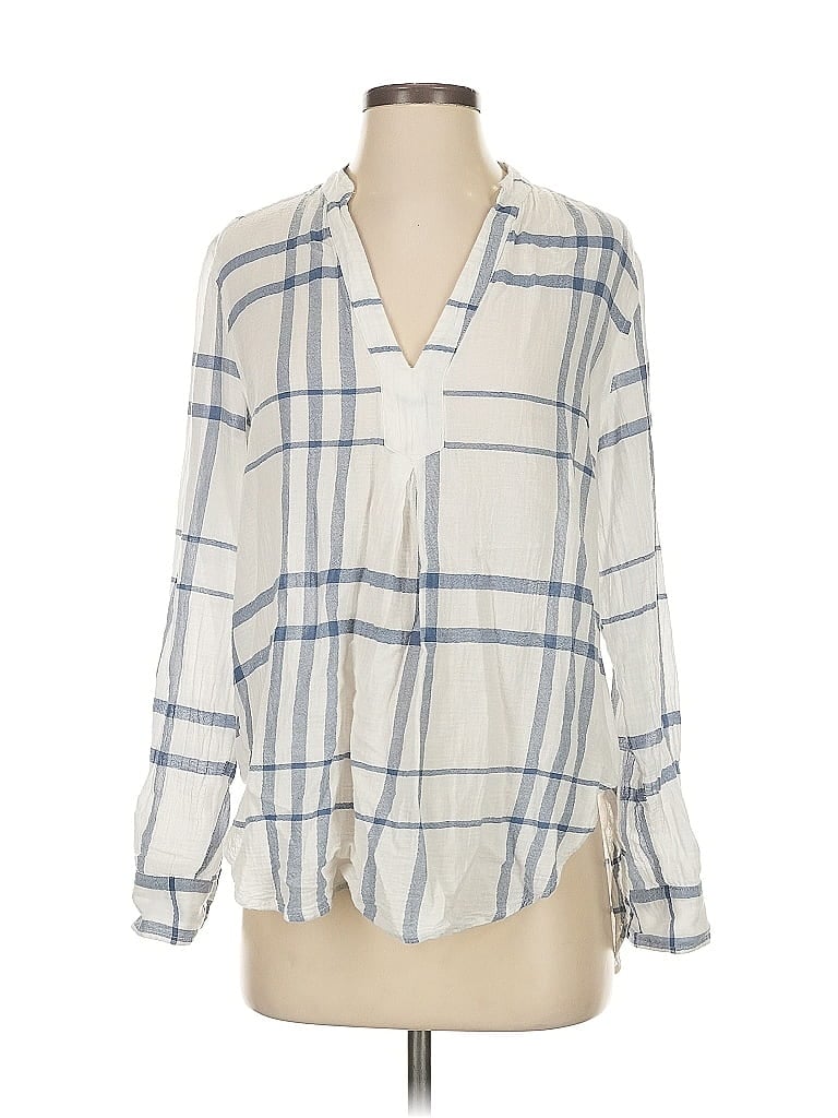 Pre-owned Lords Of Liverpool Long Sleeve Blouse In White