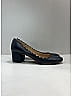 Chloé 100% Leather Black Blue Lauren Heels Size EU 36 1/2 - photo 11