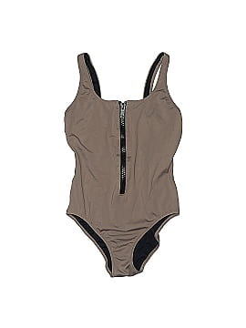 Solid & Striped One Piece Swimsuit