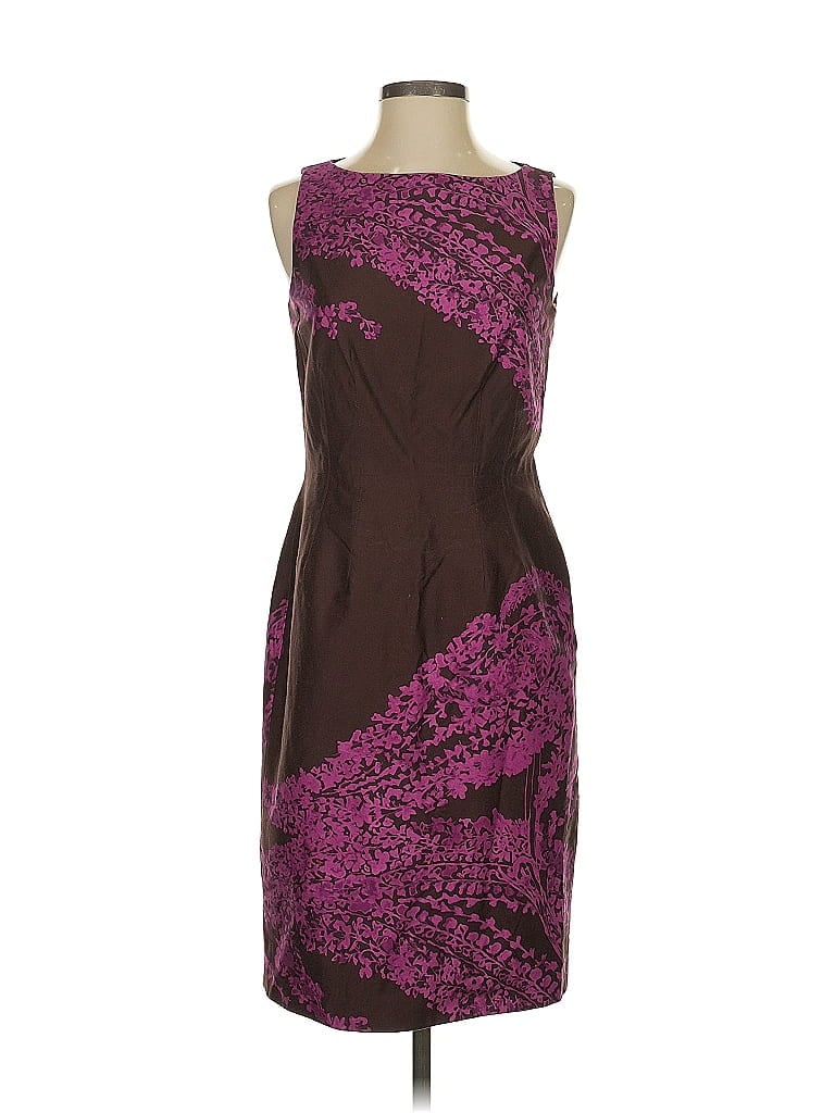 Pre-owned Taylor Cocktail Dress In Brown