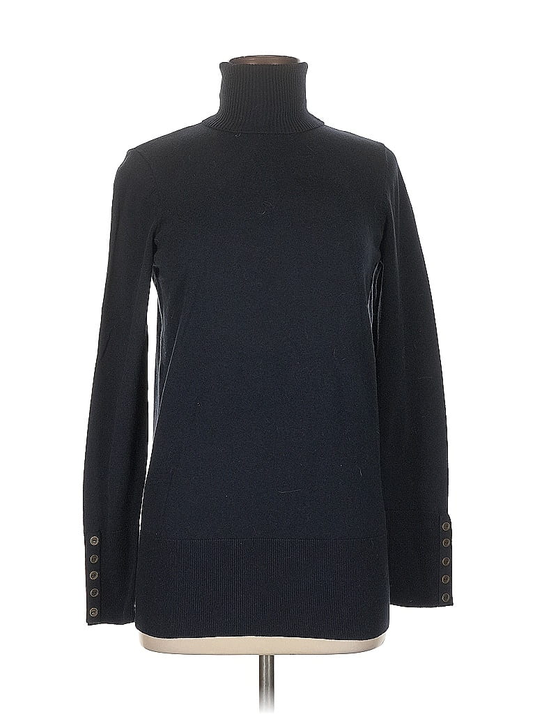DG^2 by Diane Gilman Black Turtleneck Sweater Size M - photo 1