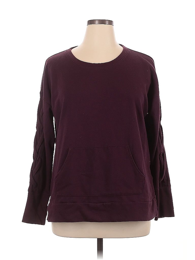Xersion Burgundy Sweatshirt Size XL - photo 1