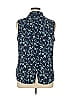 Soho JEANS NEW YORK & COMPANY 100% Polyester Blue Sleeveless Blouse Size XL - photo 2