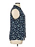 Soho JEANS NEW YORK & COMPANY 100% Polyester Blue Sleeveless Blouse Size XL - photo 4
