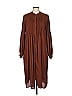 Elie Tahari 100% Polyester Brown Casual Dress Size L - photo 1