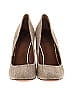 Tory Burch Tweed Gold Tan Heels Size 9 1/2 - photo 2