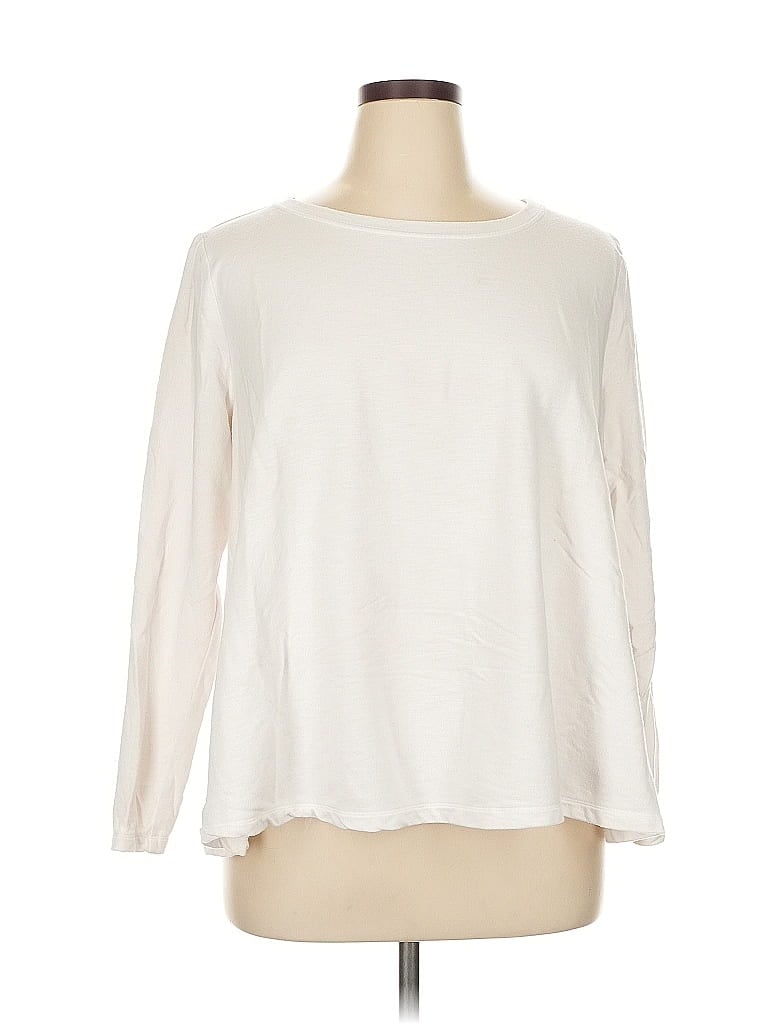 Eri + Ali Ivory Long Sleeve Top Size XL - photo 1