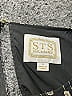 Sail to Sable Black Long Sleeve Silk Top Size S - photo 6