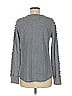 Mystree Gray Long Sleeve Blouse Size M - photo 2