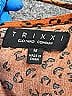 Trixxi 100% Rayon Animal Print Orange Casual Dress Size M - photo 6