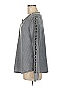 Mystree Gray Long Sleeve Blouse Size M - photo 5