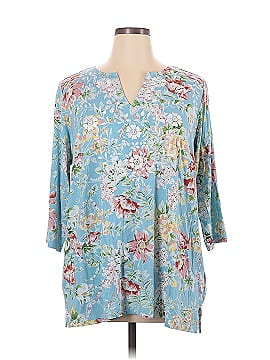 Belle By Kim Gravel 3/4 Sleeve Blouse