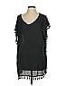 Moleca Black Short Sleeve Blouse Size S - photo 1