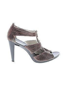 Miista Animal Print Brown Heels Size EU 37