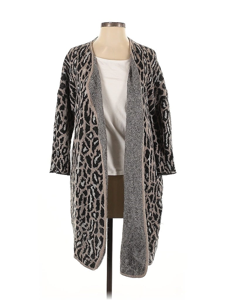 Pre-owned Joie Wool Cardigan Sweater In Gray