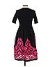 Gracia Graphic Black Cocktail Dress Size L - photo 2