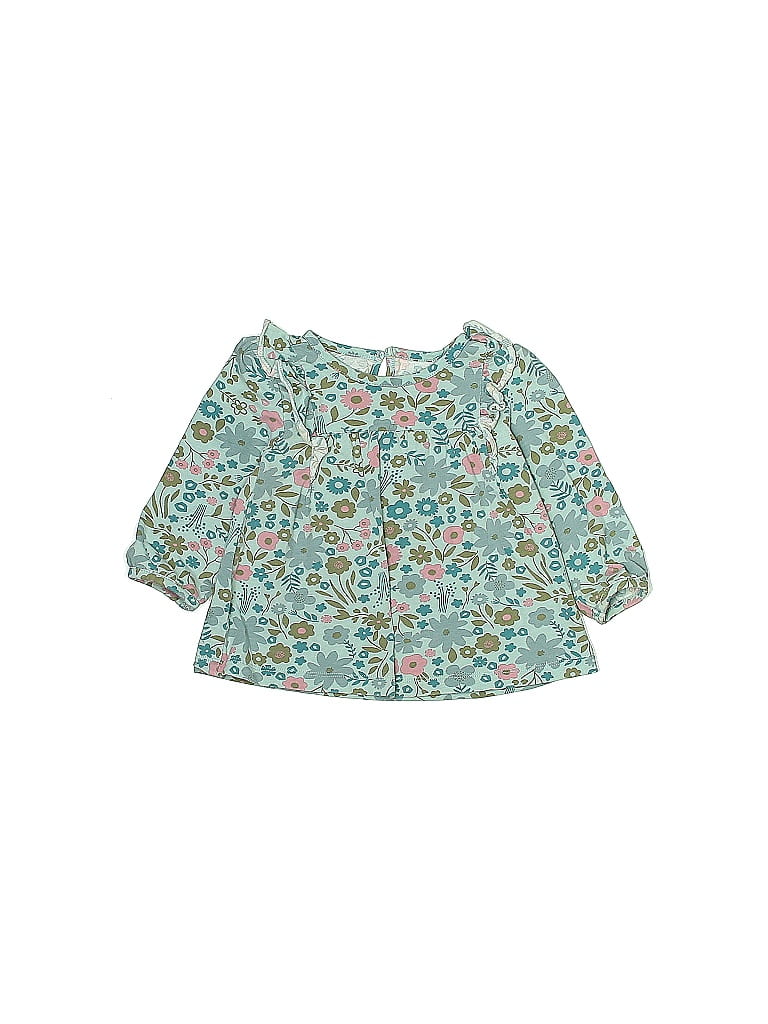 Just One You Made by Carter's Teal Blue 3/4 Sleeve Blouse 12-18 MO / 18 MO - photo 1
