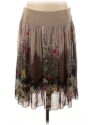 BCBGMAXAZRIA Silk Skirt (view 1)