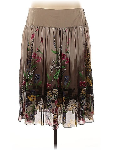 BCBGMAXAZRIA Silk Skirt (view 2)