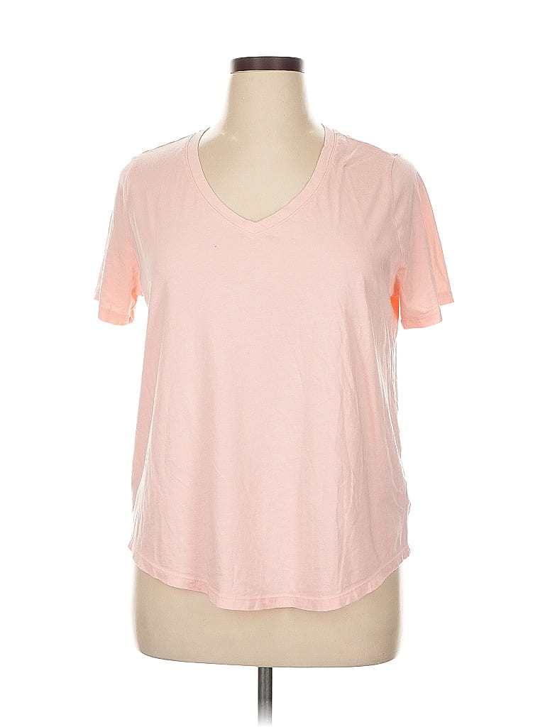 Terra & Sky Pink Short Sleeve T-Shirt Size 1X - photo 1