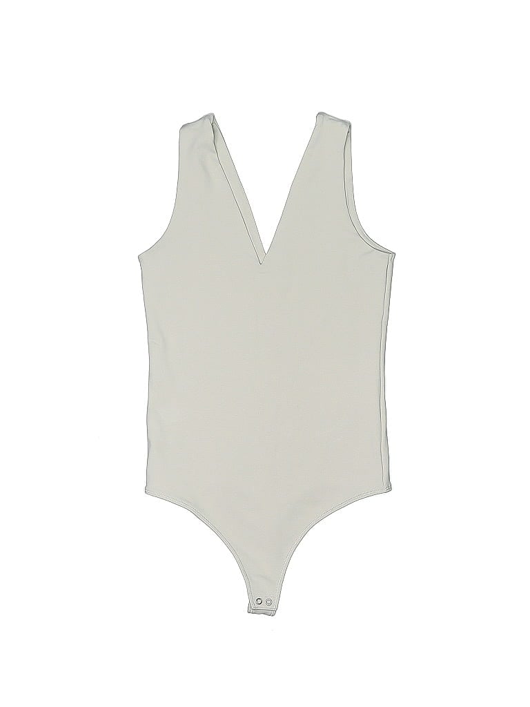 Pre-owned Abercrombie & Fitch Bodysuit In White