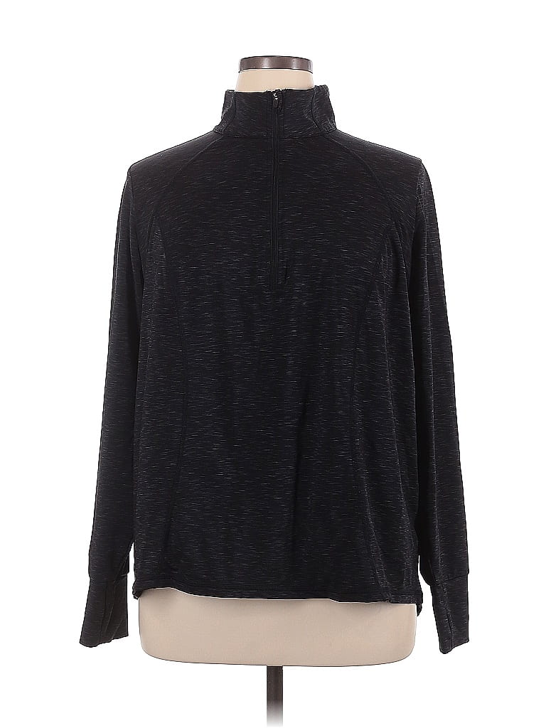 Xersion Black Long Sleeve Turtleneck Size 1X - photo 1