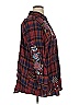 Johnny Was Plaid Burgundy Long Sleeve Button-Down Shirt Size 1X - photo 4