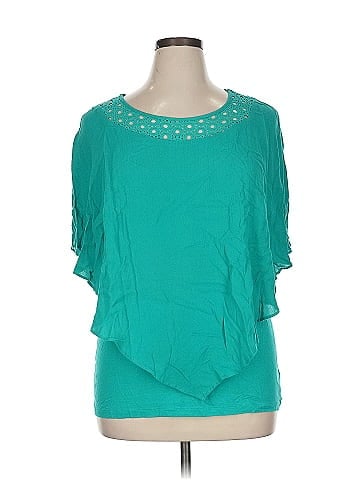 I.N. Studio Short Sleeve Blouse (view 1)