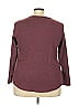 Terra & Sky Burgundy Long Sleeve Top Size 3X - photo 2